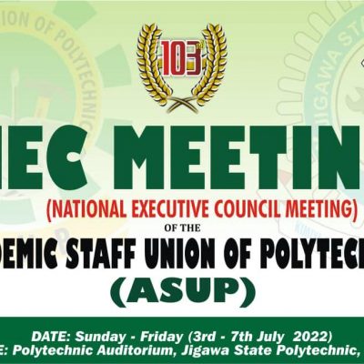 103rd National Executive Council (NEC) Meeting of ASUP